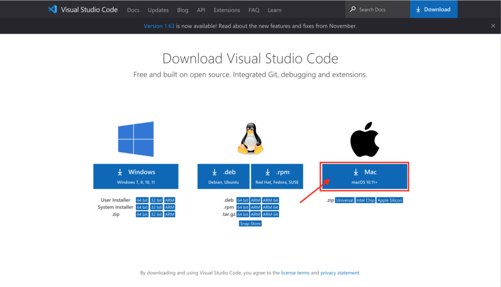 Visual Studio Codeのサイト